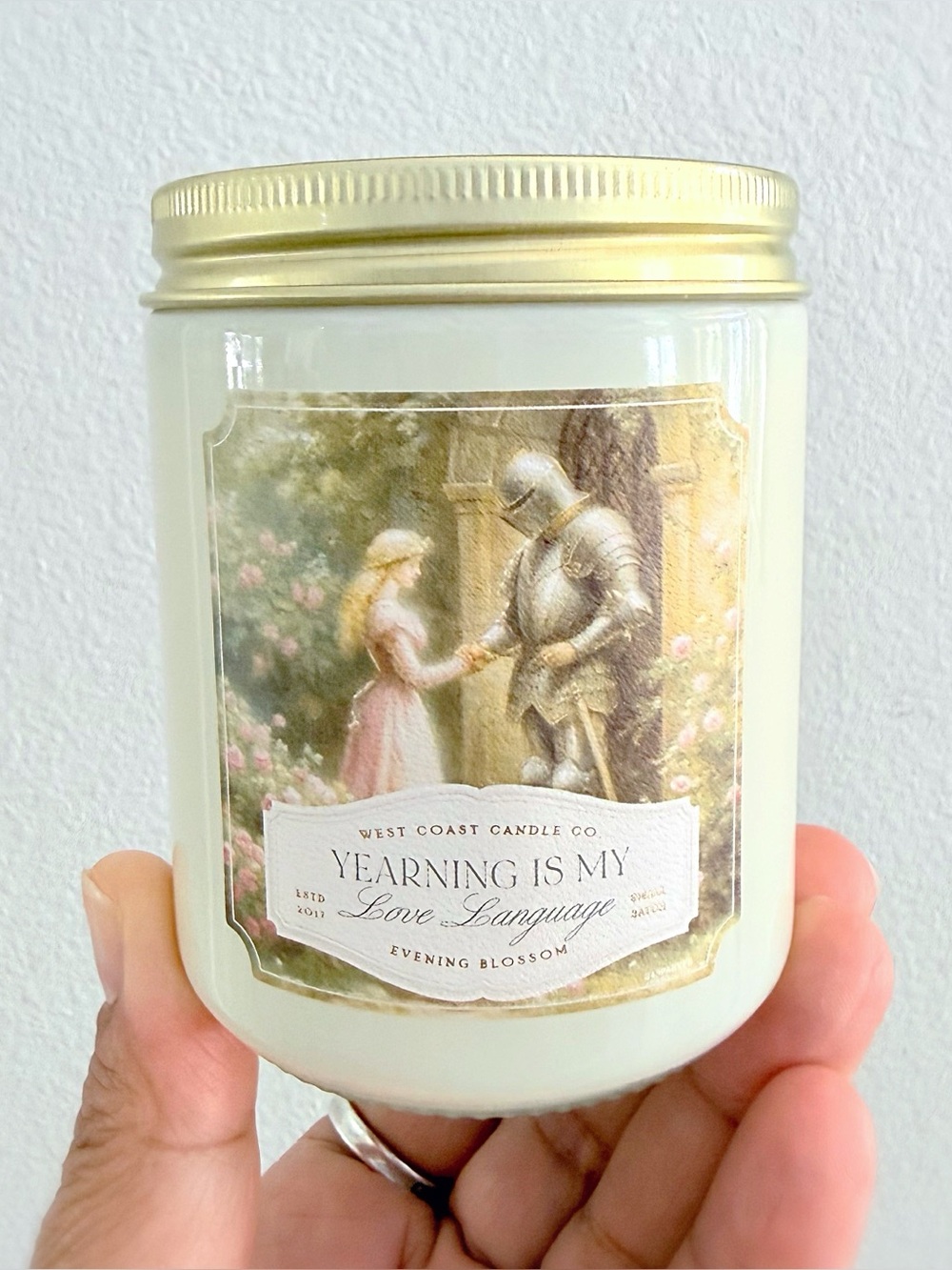 Leoben Company "Yearning Is My Love Language" Evening Blossom Scented Candle
